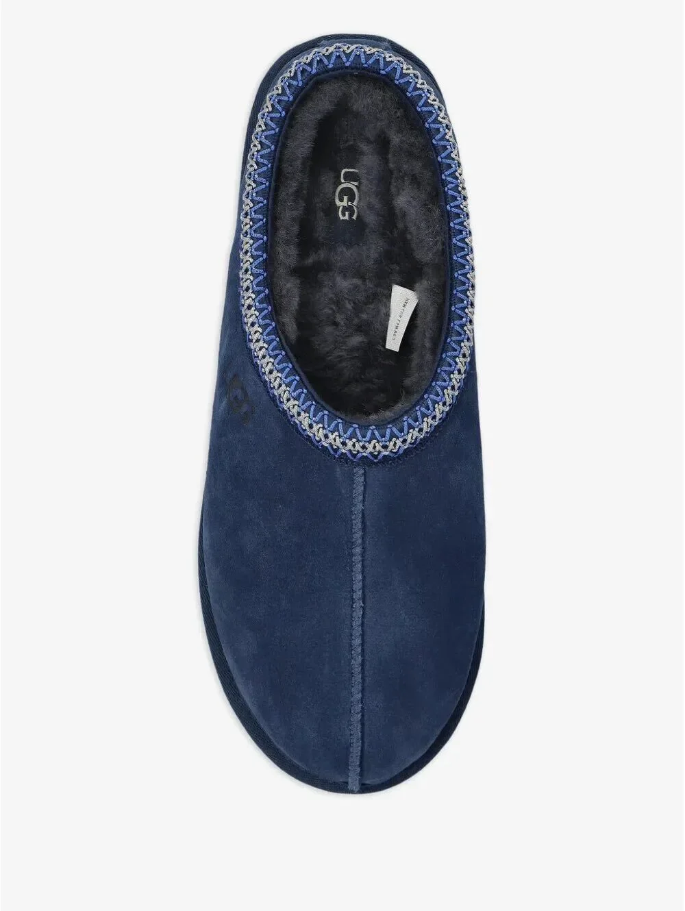 UGG suede stitched slippers in navy kids